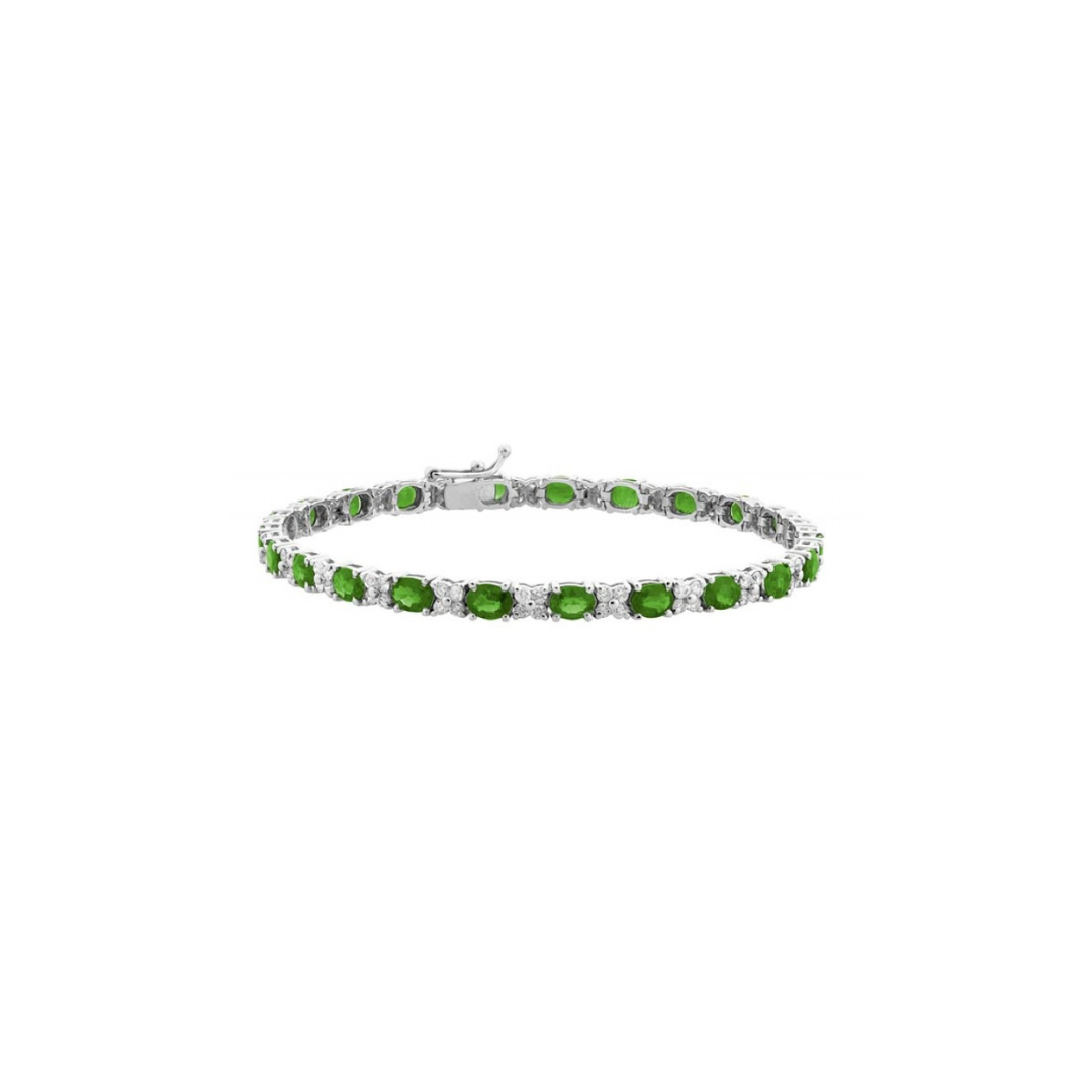 Emerald and Diamond Bracelet