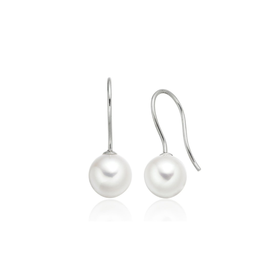 Freshwater pearl drop earring