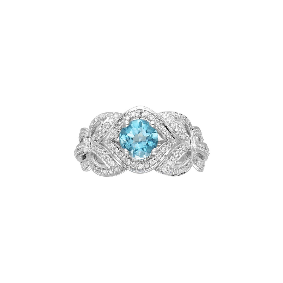 Blue Topaz Cocktail Ring