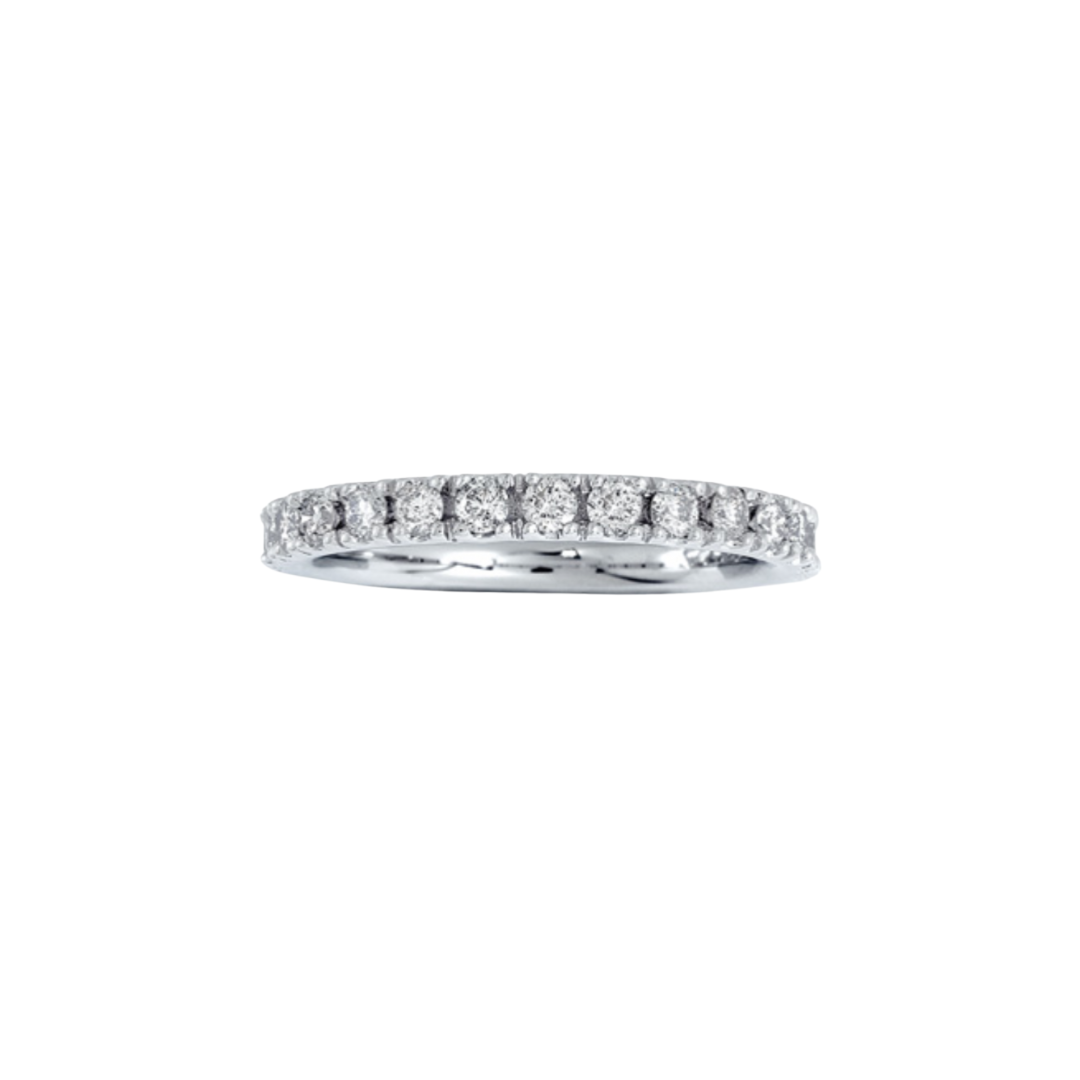 Diamond Half Eternity Engagement Band