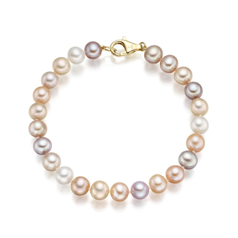 Freshwater, South sea & Tahitian pearl bracelet