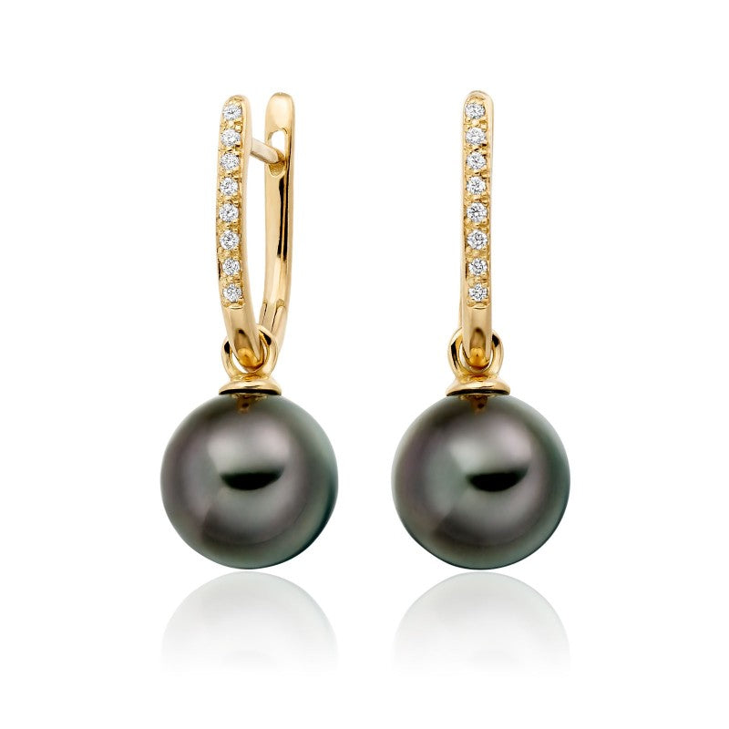 Pearl drop earring with detachable pearl