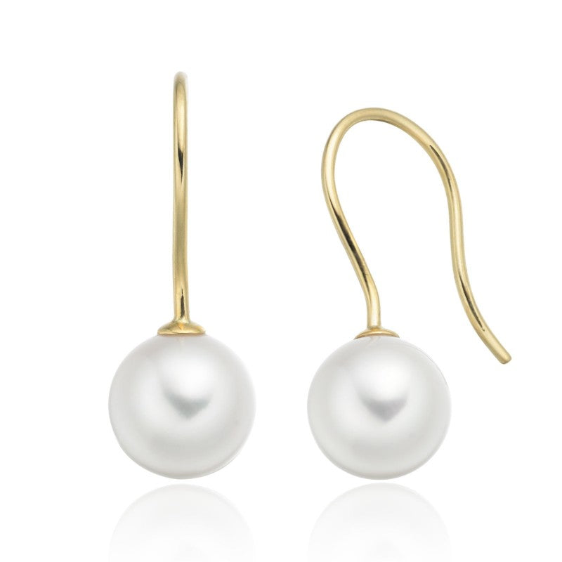 Single freshwater pearl drop earring