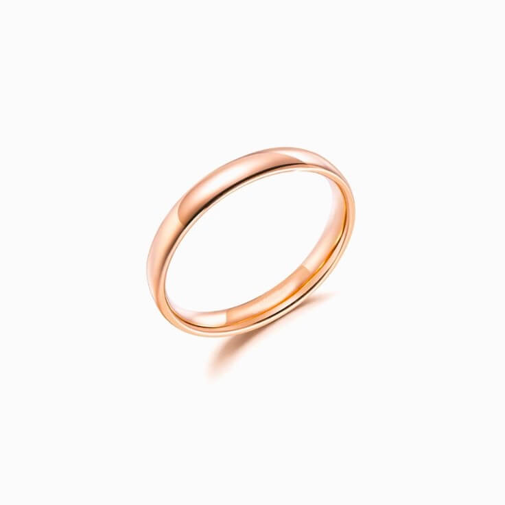 Gold Thin Plain Stacking Ring – Lily & Roo-gemektower.com.vn